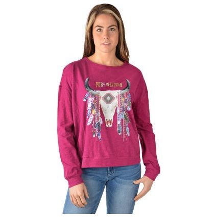 Womens Lacey Long Sleeve Tee