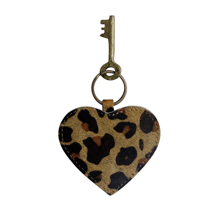 Antique Heart Shaped Keychain